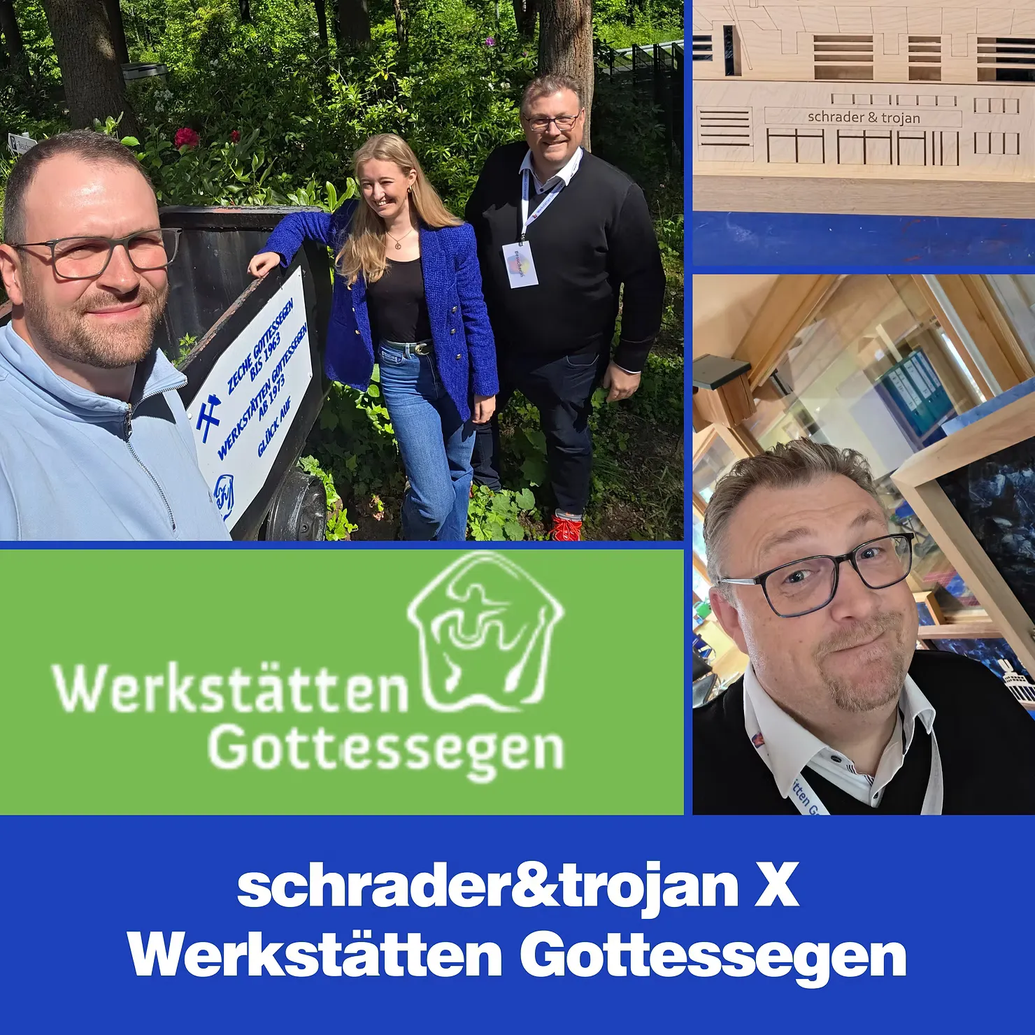 Zeche Gottessegen Besuch Collage